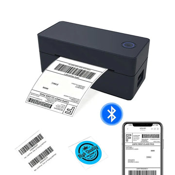 Wireless Bluetooth Thermal Shipping Label Printer 4X6 Support Android Mac Iphone Windows - Shipping Label Printer