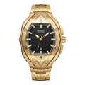 【Dealsforyoudays】Luxury Polygon Men'S Business Watch Waterproof Luminous Calendar Premium Metal Texture Gift Box Included for Men