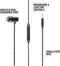 House of  Uplift 2: Wired Earphones with Microphone and Sustainable Materials (Black)