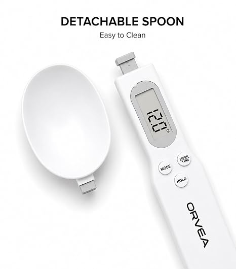 GramIQ Kitchen Electric Digital Weighing Spoon, Food Weight Measuring Digital Spoon Scale