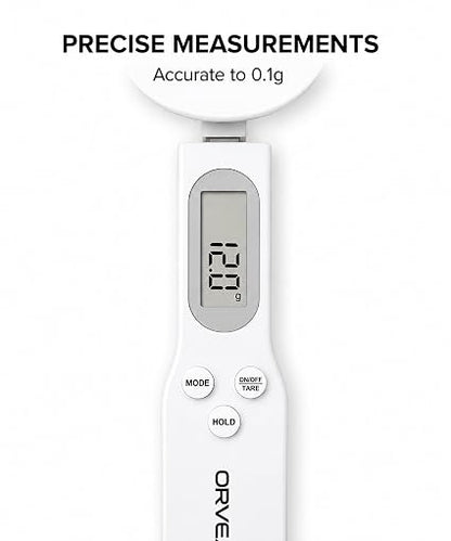 GramIQ Kitchen Electric Digital Weighing Spoon, Food Weight Measuring Digital Spoon Scale