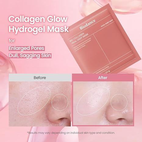 BIODANCE Bio-Collagen Real Deep Mask, Hydrating Overnight Hydrogel Face Mask,