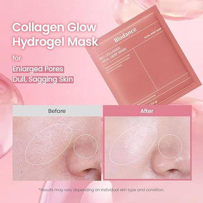 BIODANCE Bio-Collagen Real Deep Mask, Hydrating Overnight Hydrogel Face Mask,