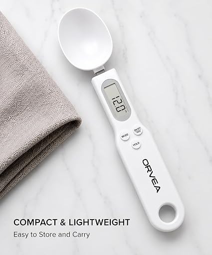 GramIQ Kitchen Electric Digital Weighing Spoon, Food Weight Measuring Digital Spoon Scale
