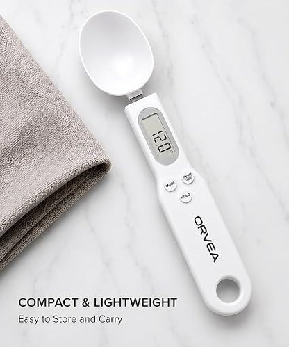 GramIQ Kitchen Electric Digital Weighing Spoon, Food Weight Measuring Digital Spoon Scale