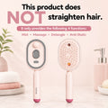Electric Spray Air Cushion Massage Comb with Self-Cleaning, Anti-Tangle, Anti-Static, Volumizing Functions and Essential Oil Mist Aromatherapy Hair Care