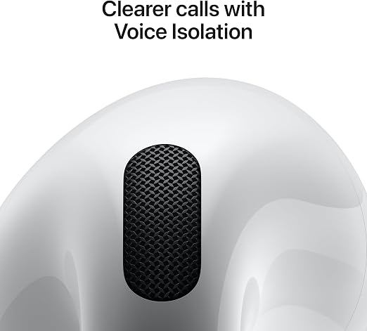 Apple AirPods 4 Wireless Earbuds,Sweat and Water Resistant, USB-C Charging Case, Up to 30 Hours of Battery Life,