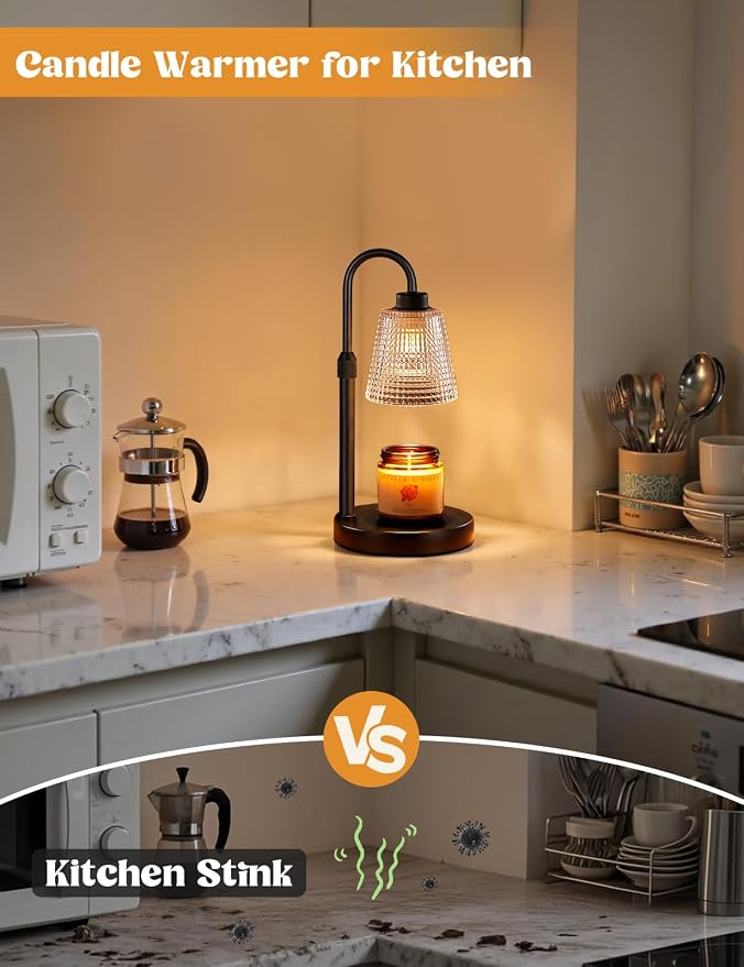 Candle Warmer Lamp with Timer Home Decor Birthday Gifts for Women |