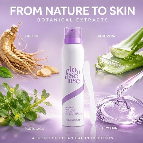 Hair Removal Spray for Men & Women, Gentle Bikini Sensitive Skin, 1 Pack |