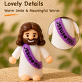 30 Pcs Colorful Mini Jesus Rubber Figurines, Original Hide and Seek Jesus Figures, Religious Party Favors for Christmas, Baptism & Sunday School Christian Gifts