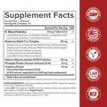 Herauré Women’S Probiotics - Ph Balance, Odor Control, Flora Health, Moistening, Tightening - with 7 Billion CFU Probiotic, Prebiotic, 7-In-1 Mushroom Blend, Cranberry, Pineapple - 60 Capsules (Pack of 1), Self-Care Gift,Summervibes