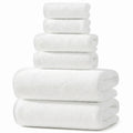 REDKISS Black Towel Set: a 6-Piece Set of Premium, Soft Bath Towels. This Ultra-Absorbent, Luxurious 6-Piece Set Includes 2 Bath Towels, 2 Hand Towels, and 2 Face Towels, Perfect for Everyday Use in Bathrooms, Gyms, Hotels, and Spas.