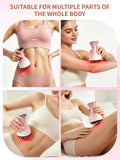 Handheld Full Body Massager with 35-Speed 4-In-1 Soothingpulse Technology, Vibration, Heat, and Light for Full Body Care on Neck,Back,Arms,Waist,Belly&Belly& Legs, Gift for Parents,Girlfriend