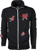 -TRACK JACKET Mens Urban Hip Hop Premium Track Jacket - Slim Fit Side Taping Sportswear Urbanwear Streetwear Top