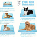 2026 New Cooling Dog Bed, Ice Silk Cooling Mat for Dogs with Ice Silk Fabric, Non-Slip & Machine Washable Design, Summer Comfort Mat for Small to Large Pets, Universal Fit