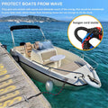 Bungee Dock Lines for Boats, Quick Connect No Knots, Shock Absorbing Mooring Lines, Boating Gifts for Men, Boat Accessories for Pontoon, Bass Boat, Jet Ski