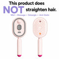 【Not Straightened】Electric Spray Air Cushion Massage Comb, Self-Cleaning Anti-Tangle Hair Brush, Anti-Static Volumizing Scalp Massage Brush for Dry Frizzy Hair Care, No Essential Oil Included