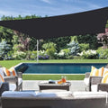 2Pcs 90% Blackout Cloth (Black) - 10 X 13Ft Uv-Resistant Shade Net with Reinforced Rivets, Suitable for Outdoor Adventures / Camping / Garden / Patio / Greenhouse.Mesh Shade Cloth，Easter Gifts