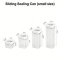 Airtight Insulated Food Storage Set Refrigerator Pantry Organizer Bins Stackable Fridge Organizer Bins with Lids Container Kitchen Set Storage Clear PET Material Odor-Resistant Space-Saving