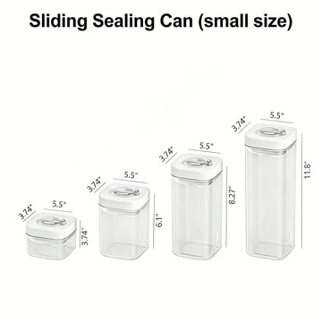 Airtight Insulated Food Storage Set Refrigerator Pantry Organizer Bins Stackable Fridge Organizer Bins with Lids Container Kitchen Set Storage Clear PET Material Odor-Resistant Space-Saving