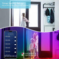 50 FT LED Strip Lights,Bluetooth LED Lighting for Bedroom, Color Changing Light Strip with Music Sync, Phone Controller and IR Remote(App+Remote +Mic)