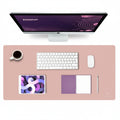 Large Office Leather Desk Mat, Mouse and Keyboard Pad, Computer and Laptop Mat, Desktop Protector and Cover, Writing Pad and Blotter (31.5