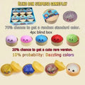 【Blind Box】2026 New Glitter Dumpling Squishy with Steamer Box, Soft Sensory Fidget Steamed Bun Squeeze Tool for Adult Stress & Anxiety Relief,
