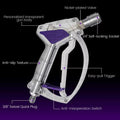 High-Pressure Washer Transparent Purple Spray Gun with Self-Locking Head and 3/8